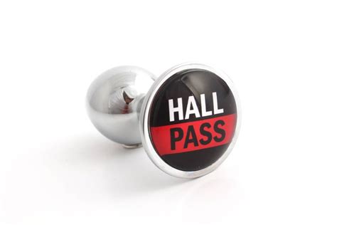 Hall Pass BDSM Butt Plug Kink Anal Sex Toys For Submissive Buttplugs Play Time Fetish Anal Toy