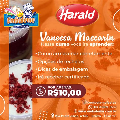 Curso Bolo Red Velvet no Pote Mão na Massa Chef Vanessa