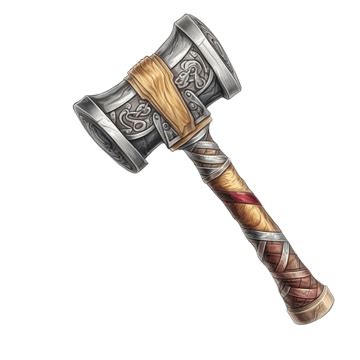 Hammer Of Thor Png Illustration, Amulet, Ancient, Celtic PNG ...