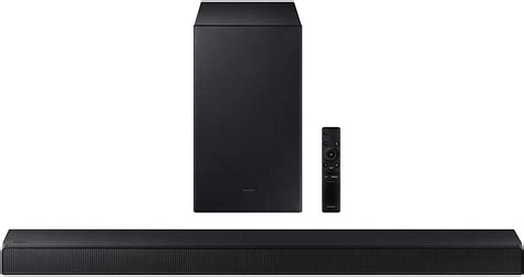 Samsung HW-A450/ZA 2.1ch Soundbar with Dolby Audio (2021), Black ...