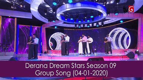 Derana Dream Stars S09 Group Song 04 01 2020 YouTube