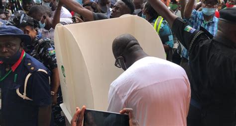 Edo Guber Obaseki Ize Iyamu Cast Their Votes TheCable