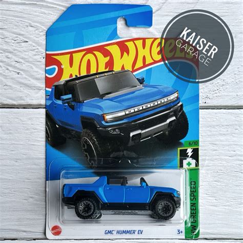 Hot Wheels Gmc Hummer Ev Blue Shopee Malaysia