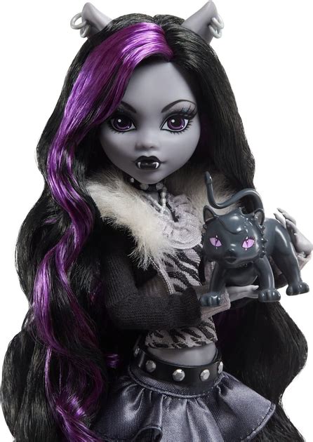 Кукла Клодин Вульф Monster High Clawdeen Wolf in Black and White Reel ...