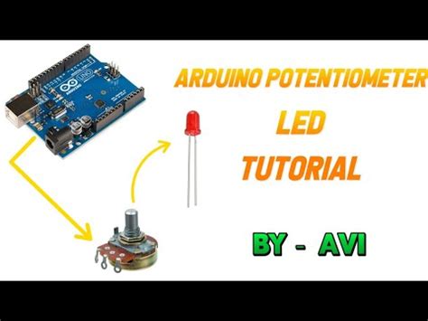 How to control an LED with potentiometer and Arduino... - YouTube