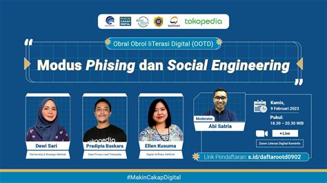 Obral Obrol Literasi Digital Ootd Modus Phising Dan Social