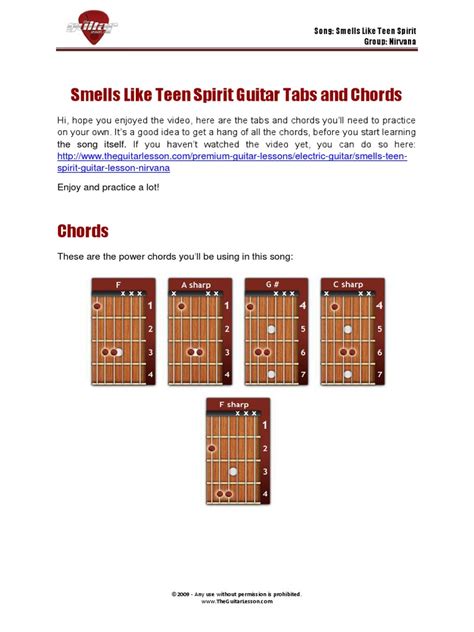 how to play smells like teen spirit on guitar