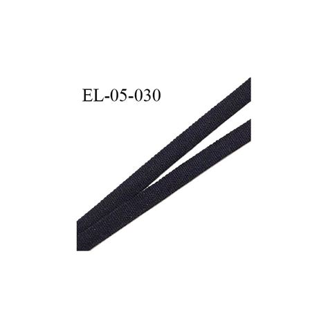 Elastique 5 mm lingerie haut de gamme fabriqué en France couleur noir largeur 5 mm légèrement