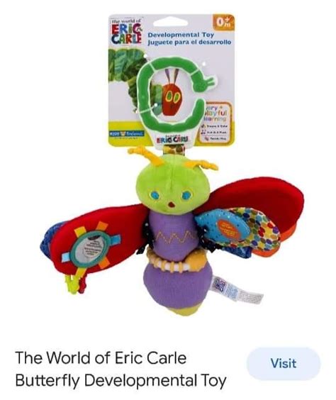 Eric Carle Butterfly, Babies & Kids, Infant Playtime on Carousell