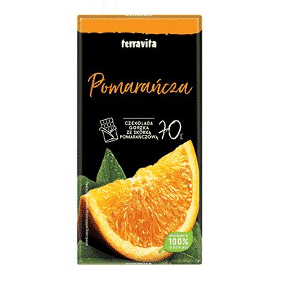 DARK CHOCOLATE 70% – ORANGE – POLISHFOOD.hk
