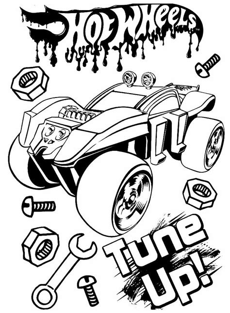 Hot Wheels Drawings To Print And Color How To Make At Home