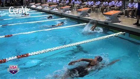 Women S Yd Freestyle B Final Speedo Winter Junior National