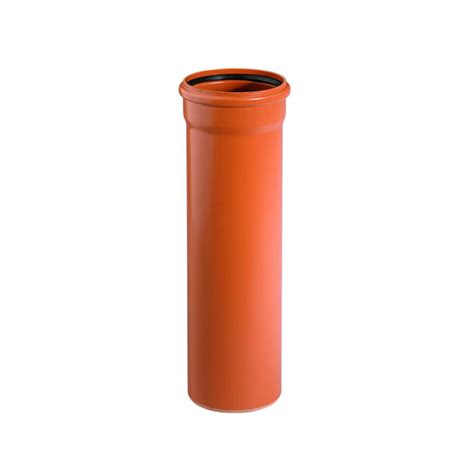 KG Rohre KGEM Abwasser Rohr Kanalrohr Orange Rohr Mit Muffe DN125 X