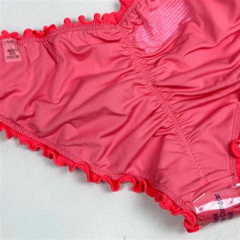 Victoria S Secret Swim Nwt Victorias Secret Cheeky Ruched Ruffle Bikini Swim Bottoms Poshmark
