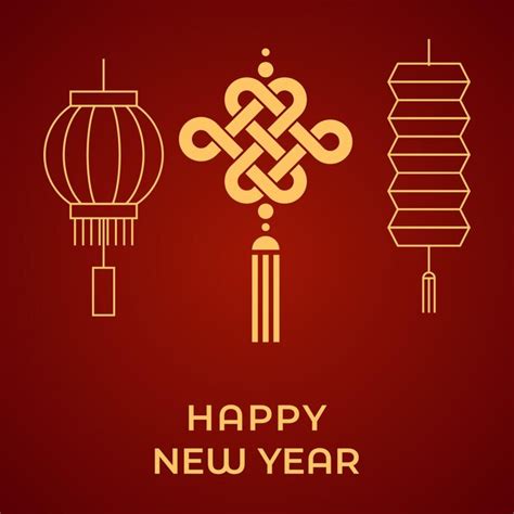 Premium Vector | Celebrating chinese traditional festival happy new