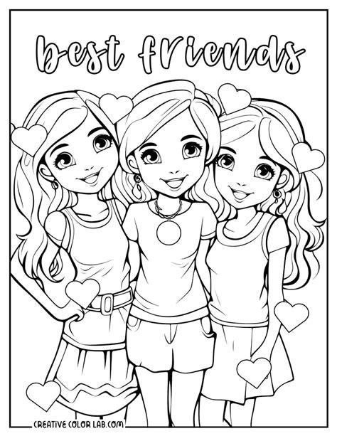 20 3 Bffs Coloring Pages Free Pdf Printables