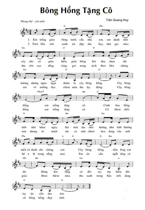 Top 10 Sheet nhạc Piano Hot nhất về ngày nhà giáo Việt Nam 20 11 Việt Thương Music Đàn Piano