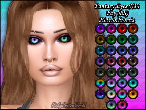 The Sims Resource Fantasy Eyes N14 Fay BS Heterochromia