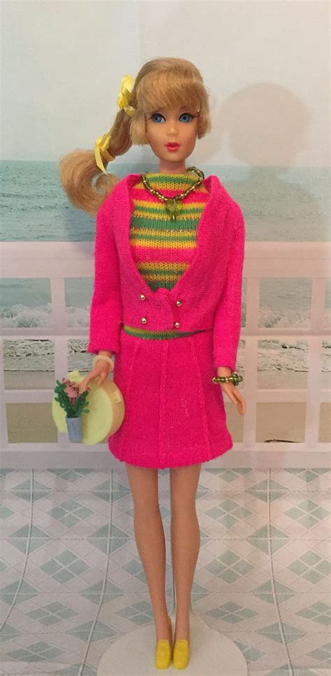 Vintage Blonde Talking Barbie In Barbie Clothes Barbie Dolls Barbie Fashion