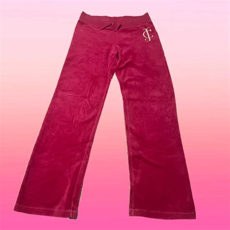 Hot Pink Low Rise Juicy Couture Trackpants Girls Depop