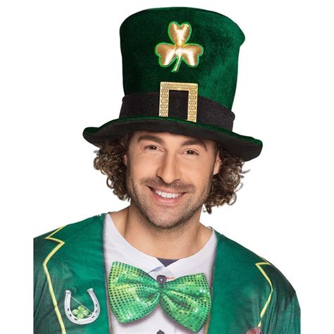 St Patrick S Day Shamrock Fabric Top Hat Party Delights