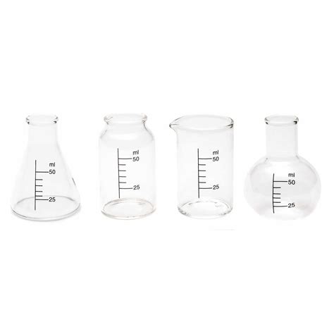 CKB Ltd | Set of 4 Chemistry Shooter Set Novelty Shot Glasses 50ml