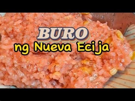 Burong Isda Recipe Ng Nueva Ecija YouTube