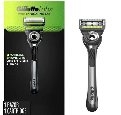 Gillette Labs With Exfoliating Bar Cartridge Razor for sale online | eBay