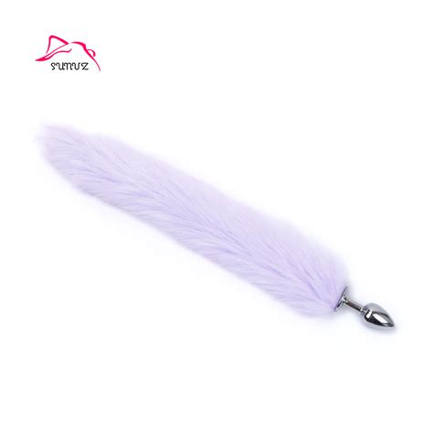 High Quality Erotic Cosplay Bedroom Game Metal Aanal Plug Foxtail Sex Toys Anal Stimulation