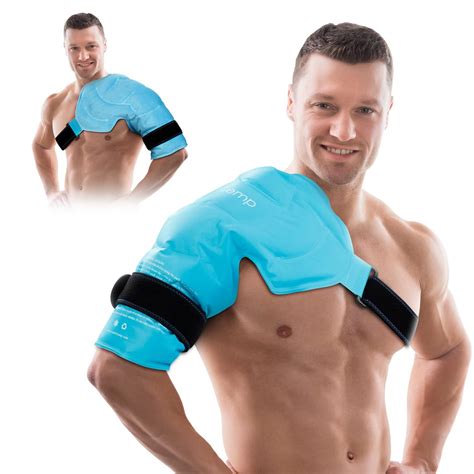 Comfytemp Shoulder Ice Pack Large Gel Ice Wrap For Rotator Cuff Therapy Pain Relief Hot