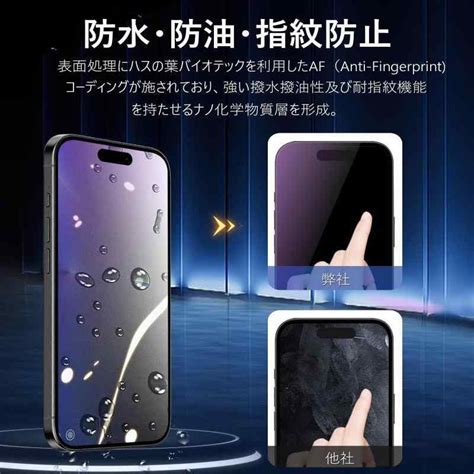 【アンチグレア ブルーライトカット】 Iphone 15 Pro ガラスフィルム アンチグレア ブルーライト Iphone15プロ 保護