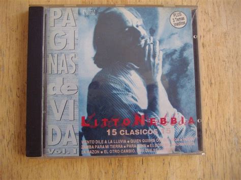 Litto Nebbia Cd Original Paginas De Vida Vol Book Cover Art Cover