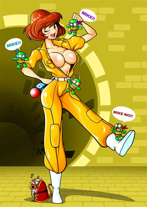 April And The Turtles By Witchking Hentai Foundry