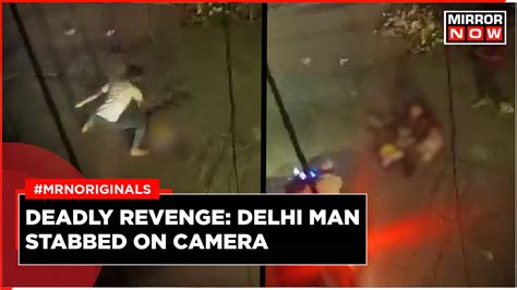 Viral Video Delhi Man Was Brutally Stabbed In Public Accused Arrested