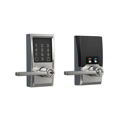 Schlage FE789 Century Encode Wifi Touchscreen Latitude Lever Bright ...