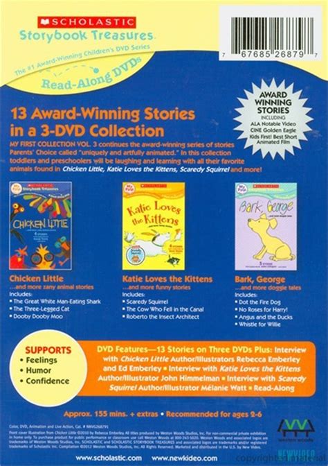 My First Scholastic Storybook Treasures Vol 3 3 Pack Dvd Dvd Empire