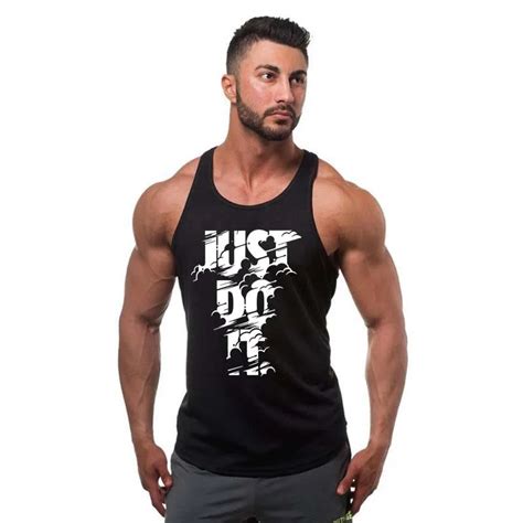 2018 Brand Clothing Fitness Tank Top Men Cotton Sleeveless Shirt