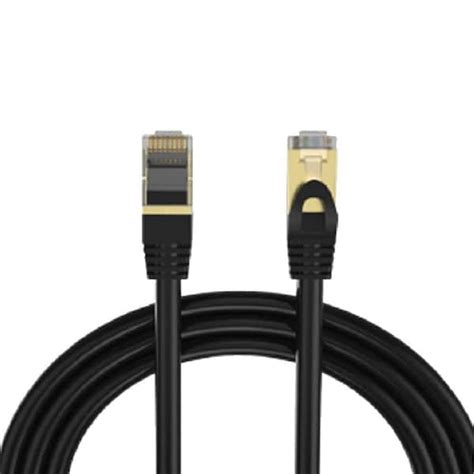Triplett 75 Ft Cat 7 Sfftp 26awg Shielded Stranded Patch Cable Black