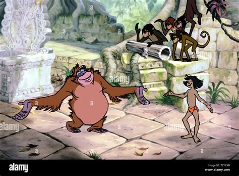 Le Roi Singe Loui Mowgli Le Livre De La Jungle Photo Stock Alamy