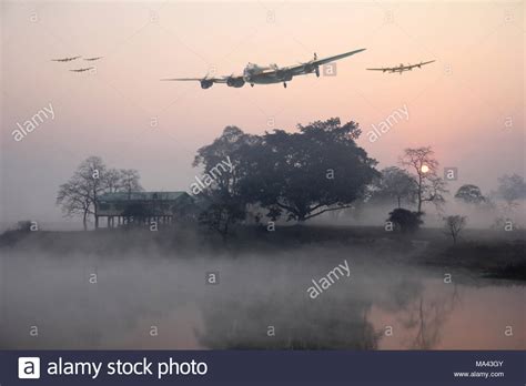 Lancaster Bomber Crew Stock Photos And Lancaster Bomber Crew Stock Images
