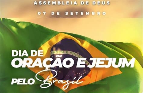 Dia de oração e jejum pelo Brasil