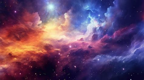 Premium AI Image | Colorful space galaxy cloud nebula Universe science ...