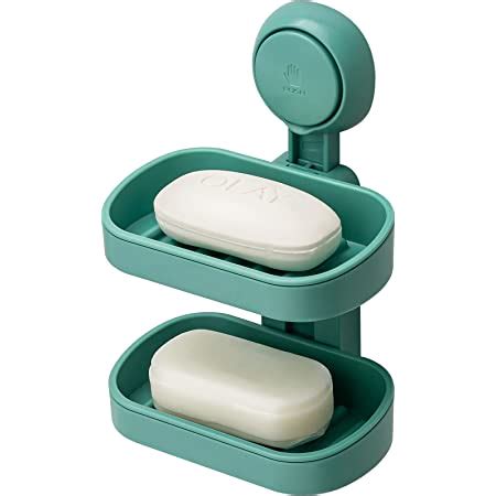 Amazon Taili Double Layer Soap Dish Suction Cup Soap Holder