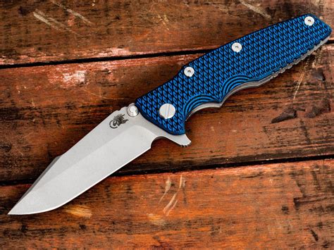 Eklipse Harpoon Spanto Working Finish Blue Black G10 Rick Hinderer Knives