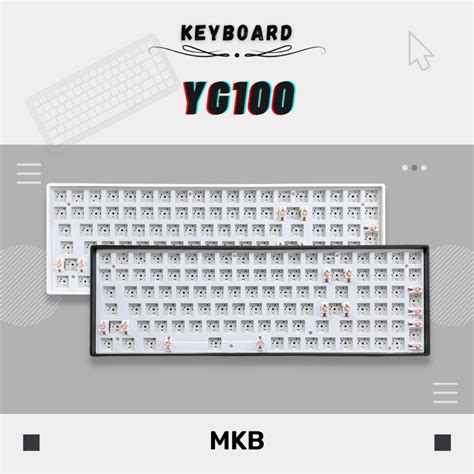 Mkb Yg Mechanical Hot Swap Customisable Rgb Tri Mode Bluetooth Ghz Wireless Connection