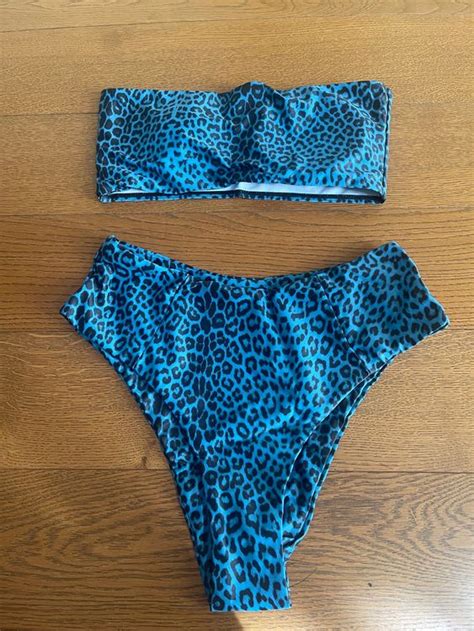 Neuer blauer Leopard Bikini ideal für den Sommer Neu und originalverpackt in Bassersdorf