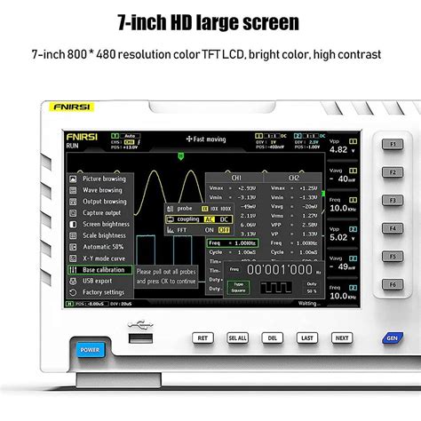 FNIRSI 1014D 2 in 1 Digital Oscilloscope 2 Channels