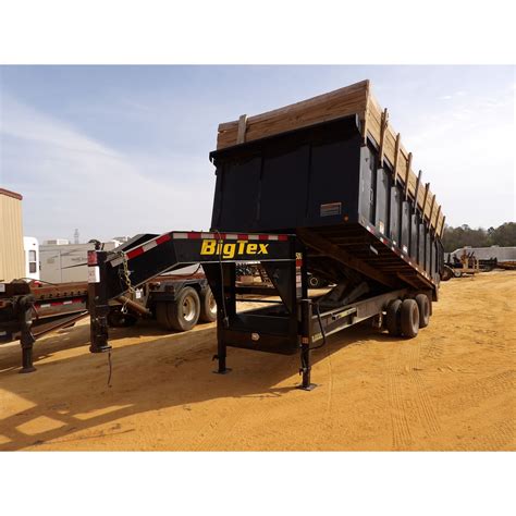 2019 Big Tex 25du 20bil8sit End Dump Trailer Jm Wood Auction