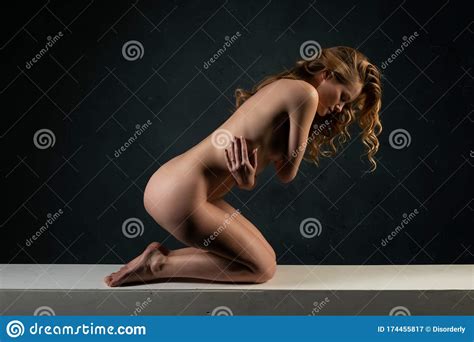Blonde On White And Black Stock Image Image Of Lovely 174455817