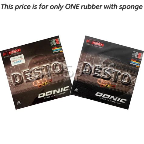 Donic DESTO F1.HS F1 HS 12010# Red Pips in Table Tennis PingPong Rubber ...